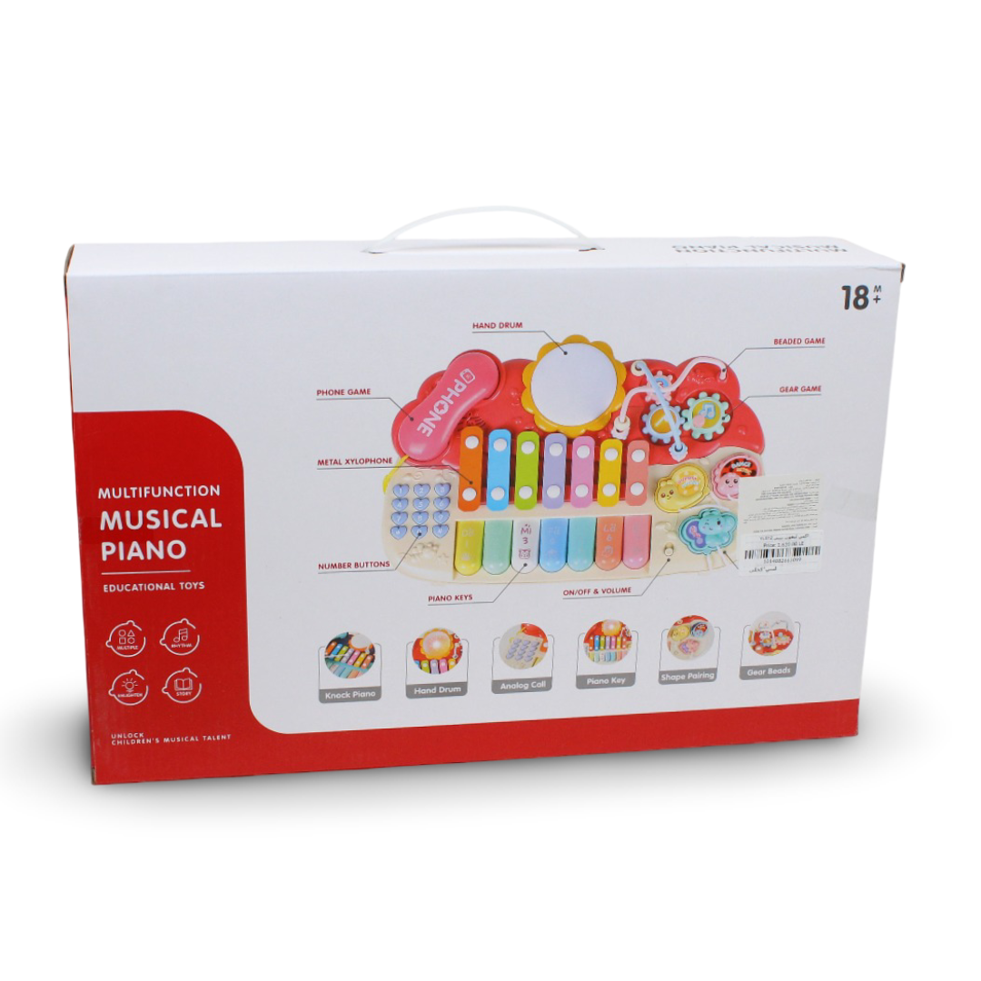 Piano & Xylophone 2 in 1 Baby Musical Toy – Navy & Blue