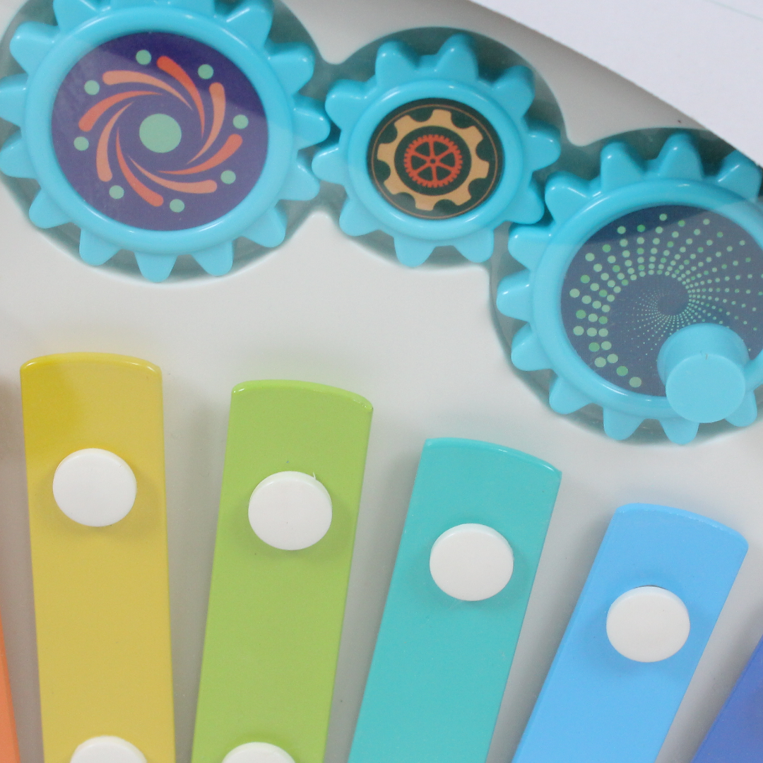 Music Maker Xylophone & Drum Toy Set – Baby Blue