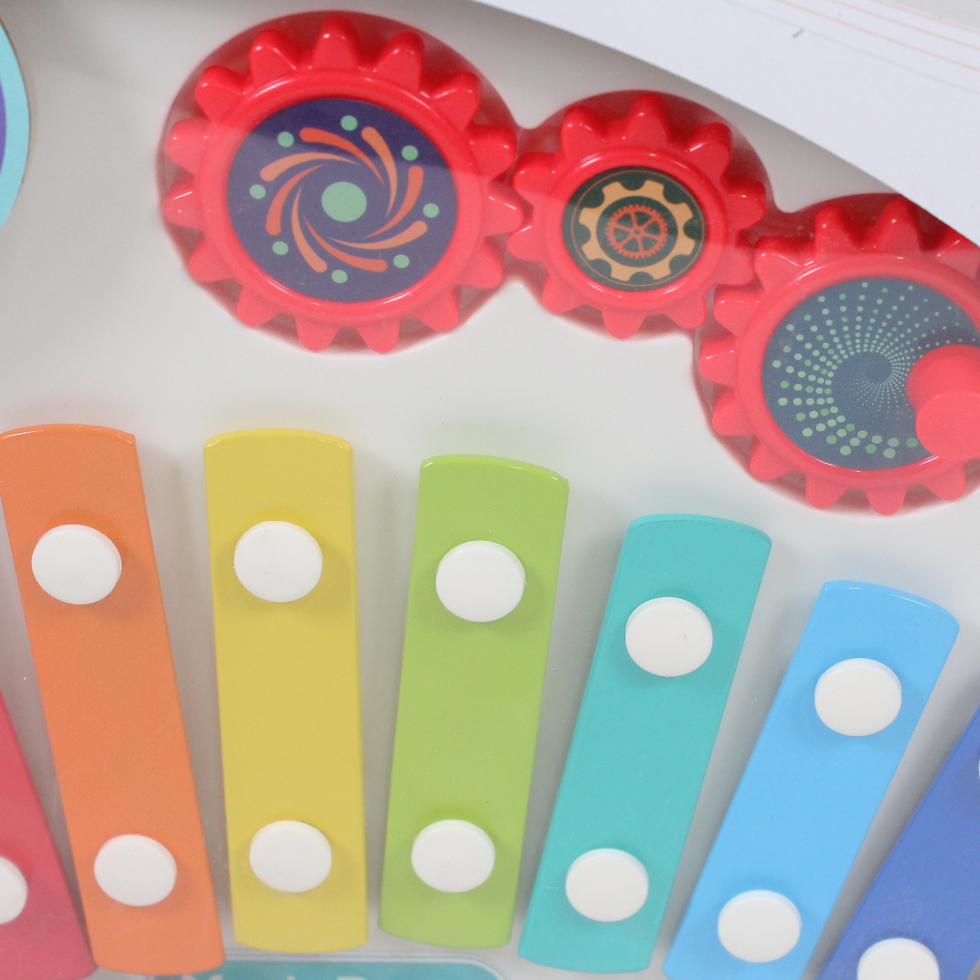 Music Maker Xylophone & Drum Toy Set – Red