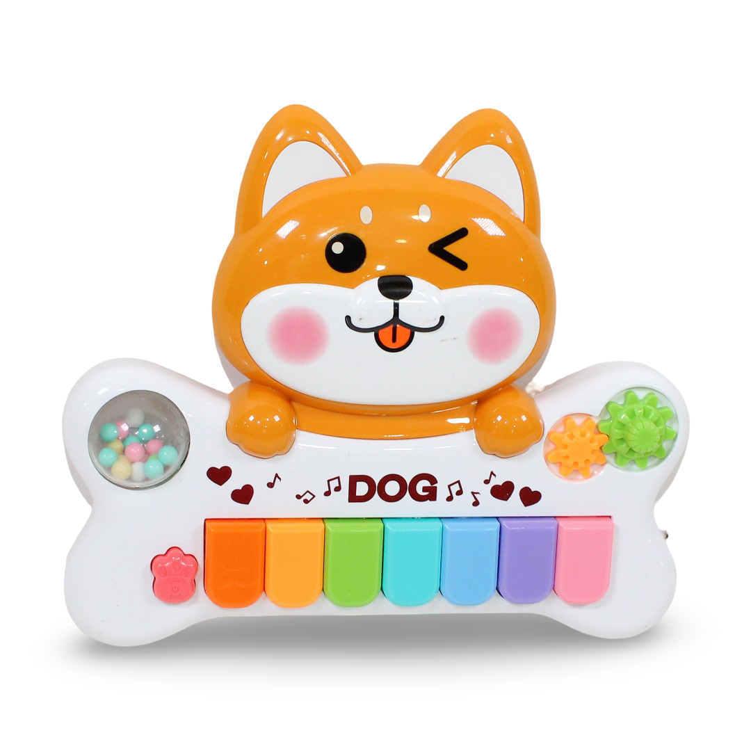 Dog Baby Musical Piano Toy – Orange