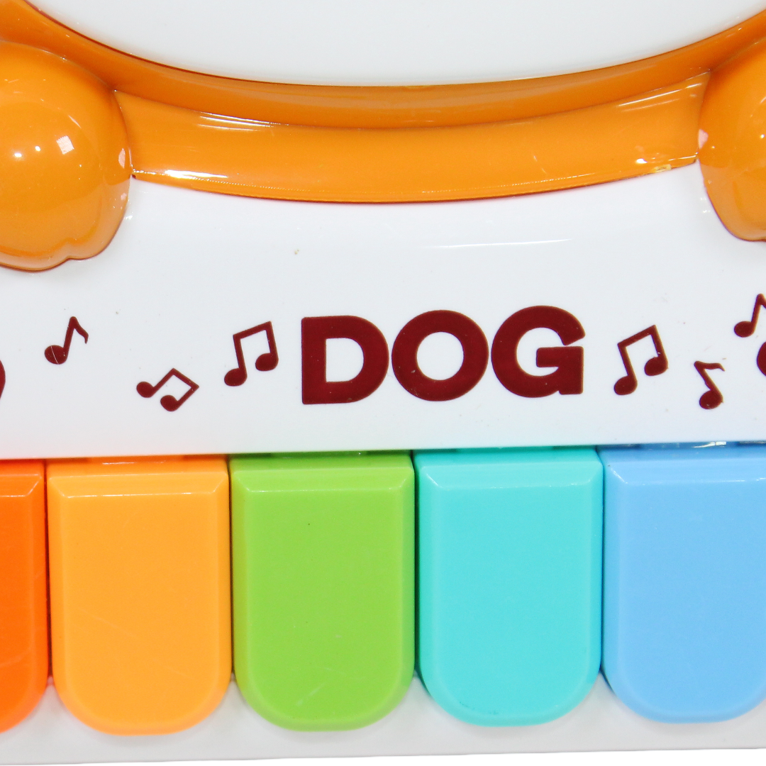 Dog Baby Musical Piano Toy – Orange