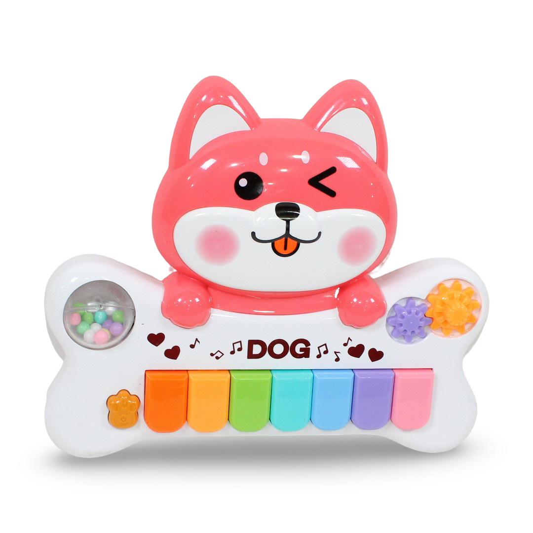 Dog Baby Musical Piano Toy – Pink - Toys - Egypt
