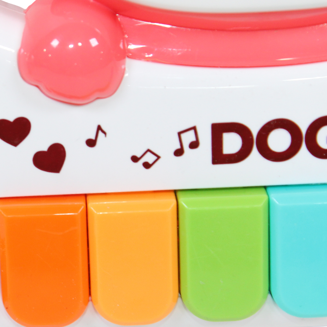 Dog Baby Musical Piano Toy – Pink