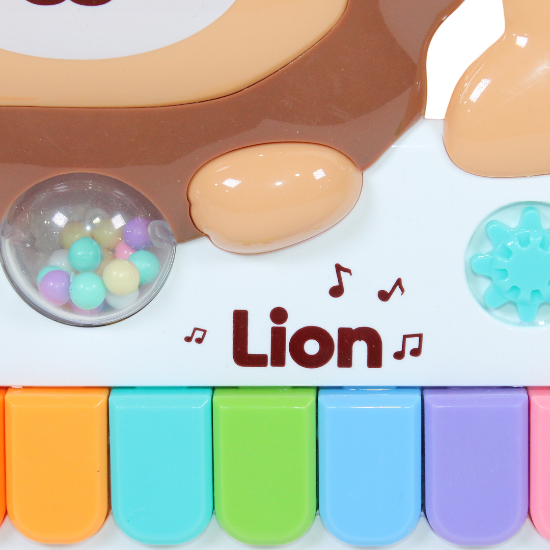 Lion Baby Musical Piano Toy – Beige