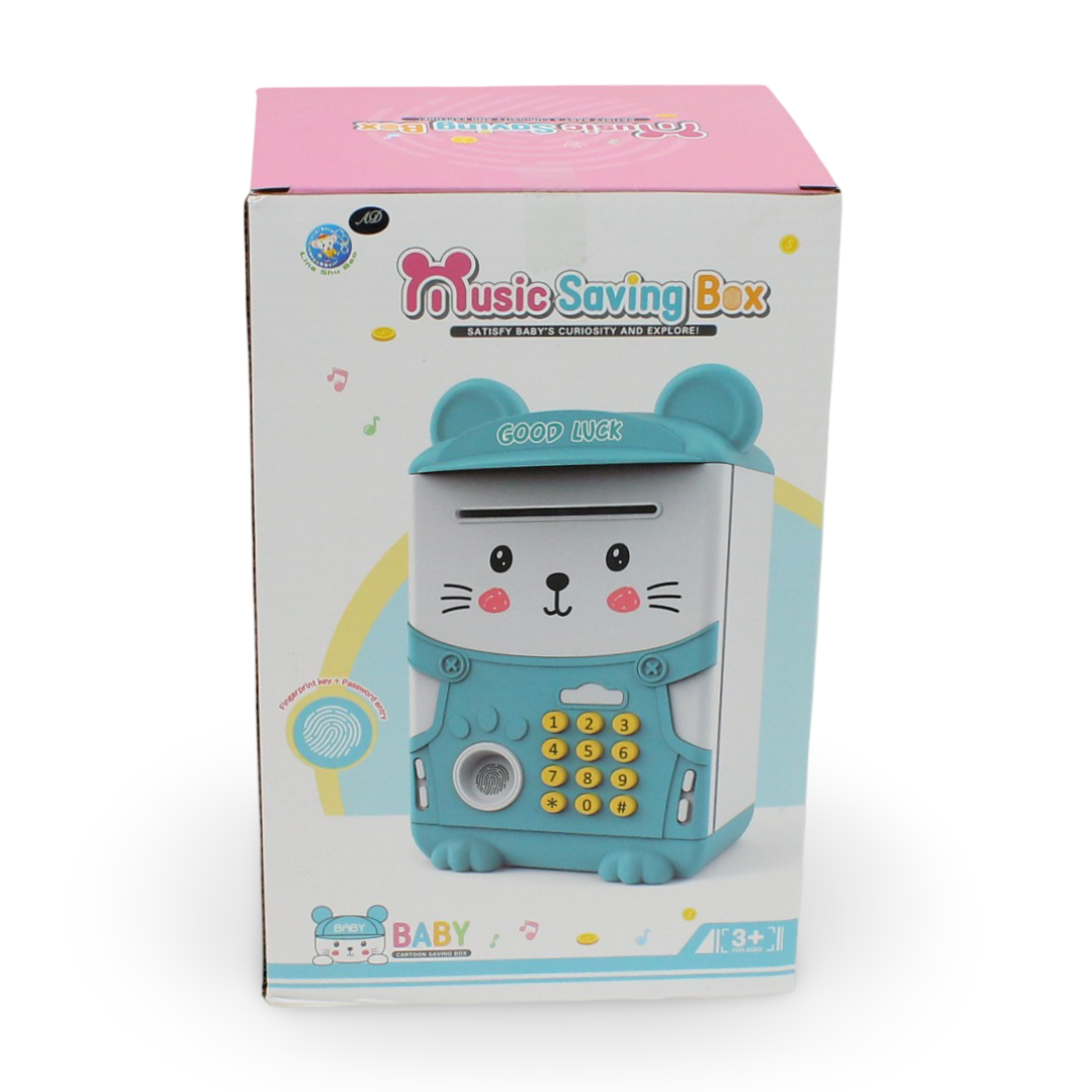 Music Saving Box Electronic Piggy Bank – Baby Blue