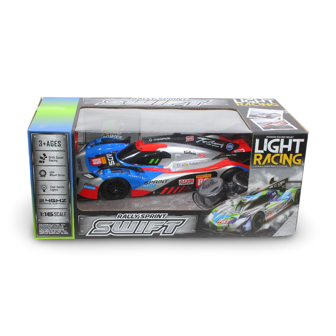 Light Racing Swift Passion Racing Beast RC 1:16 Scale – Red - Toys - Egypt