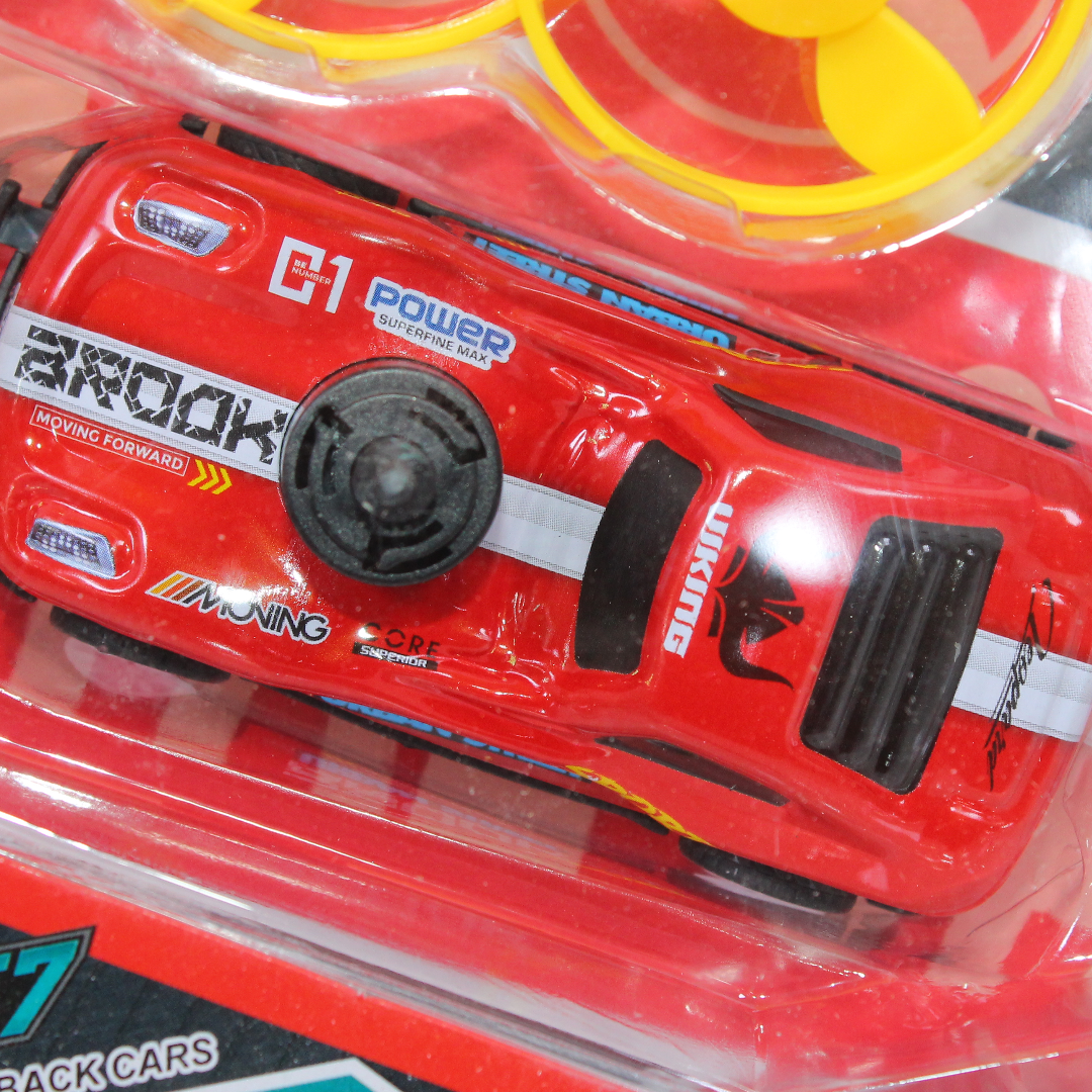 Kaizhengyuan Bump Spin Metal Car – Red