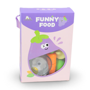 Cutting Funny Food Toy Set – Eggplant
