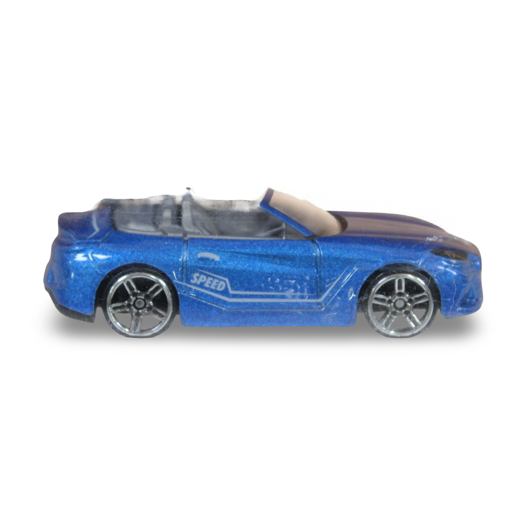 Die-Cast Model Car Mockup – Blue