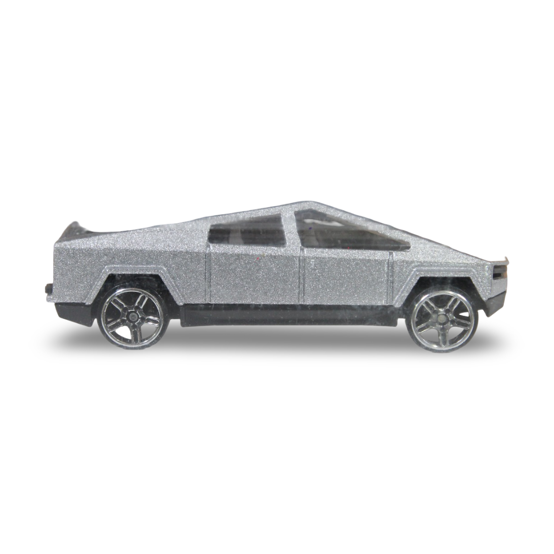Die-Cast Model Car Mockup – Silver