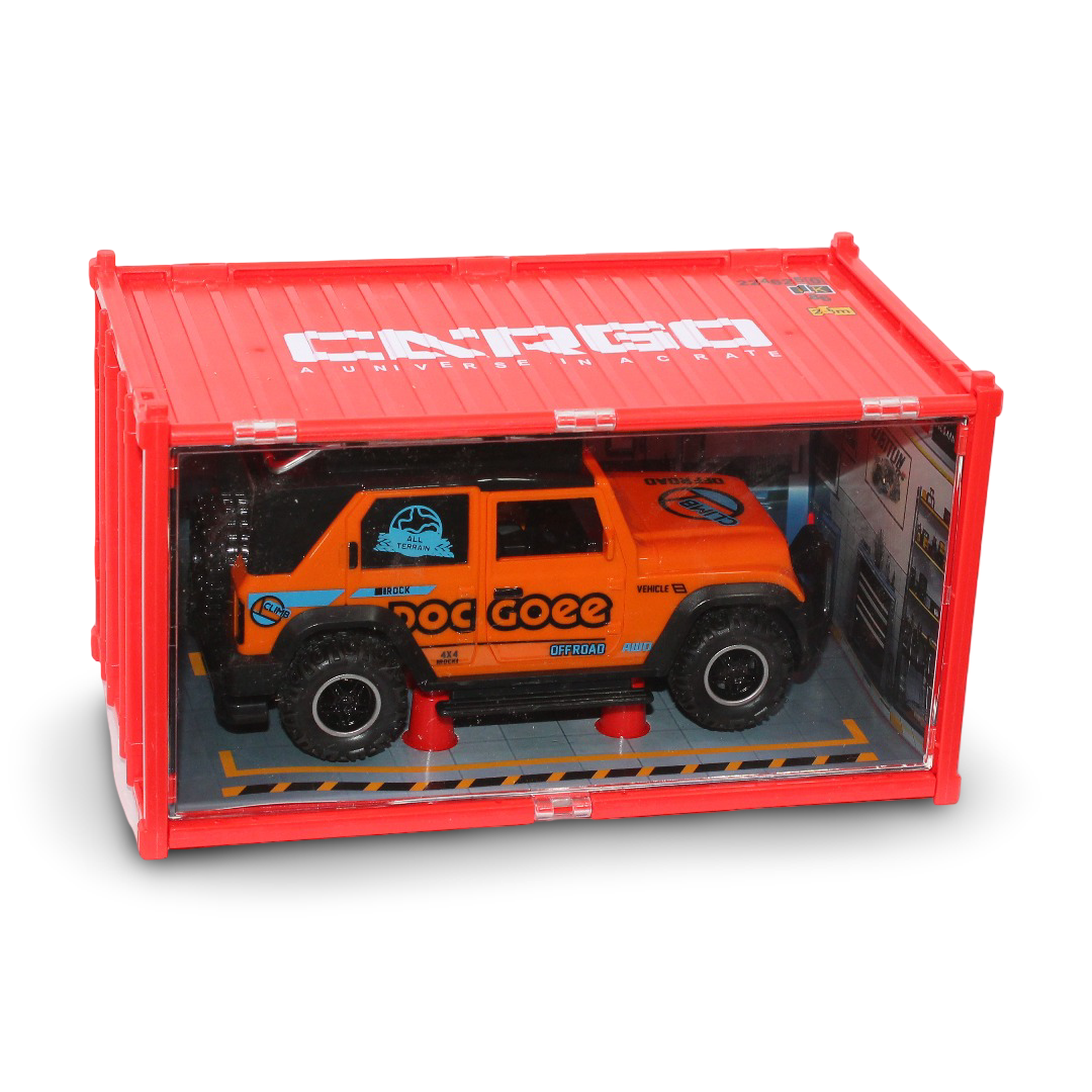Cargo Toy Jeep Car – Orange