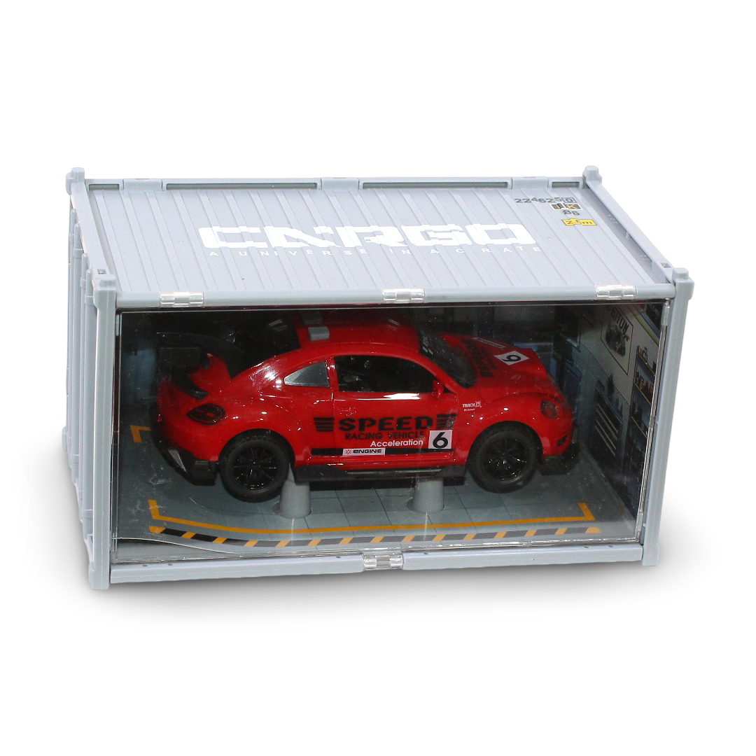 Cargo "6" Volkswagen Beetle Racing Car – Red