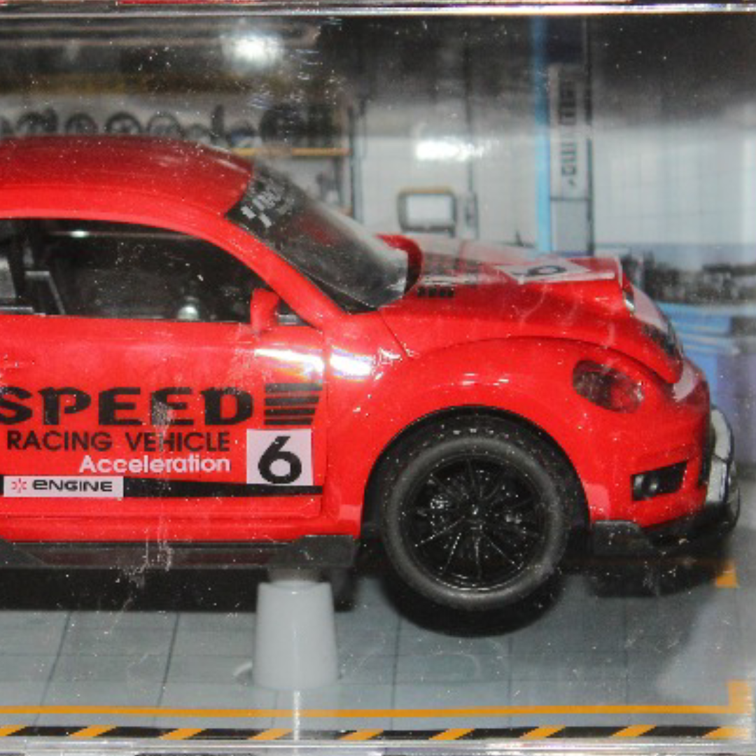 Cargo "6" Volkswagen Beetle Racing Car – Red