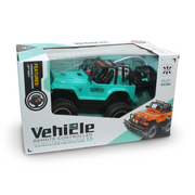 1:14 Scale Remote-Controlled Jeep Toy – Turquoise