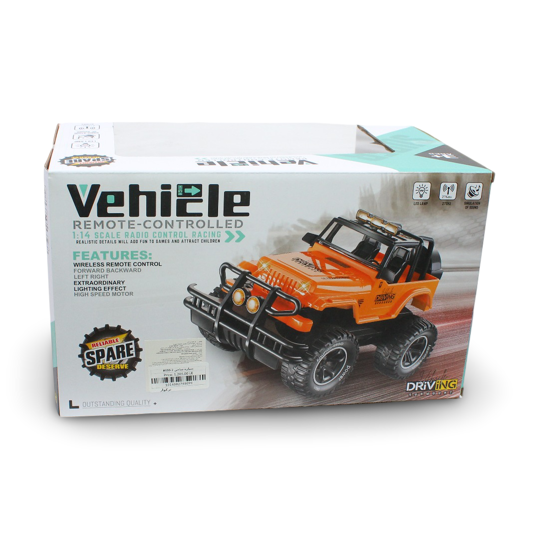 1:14 Scale Remote-Controlled Jeep Toy – Turquoise