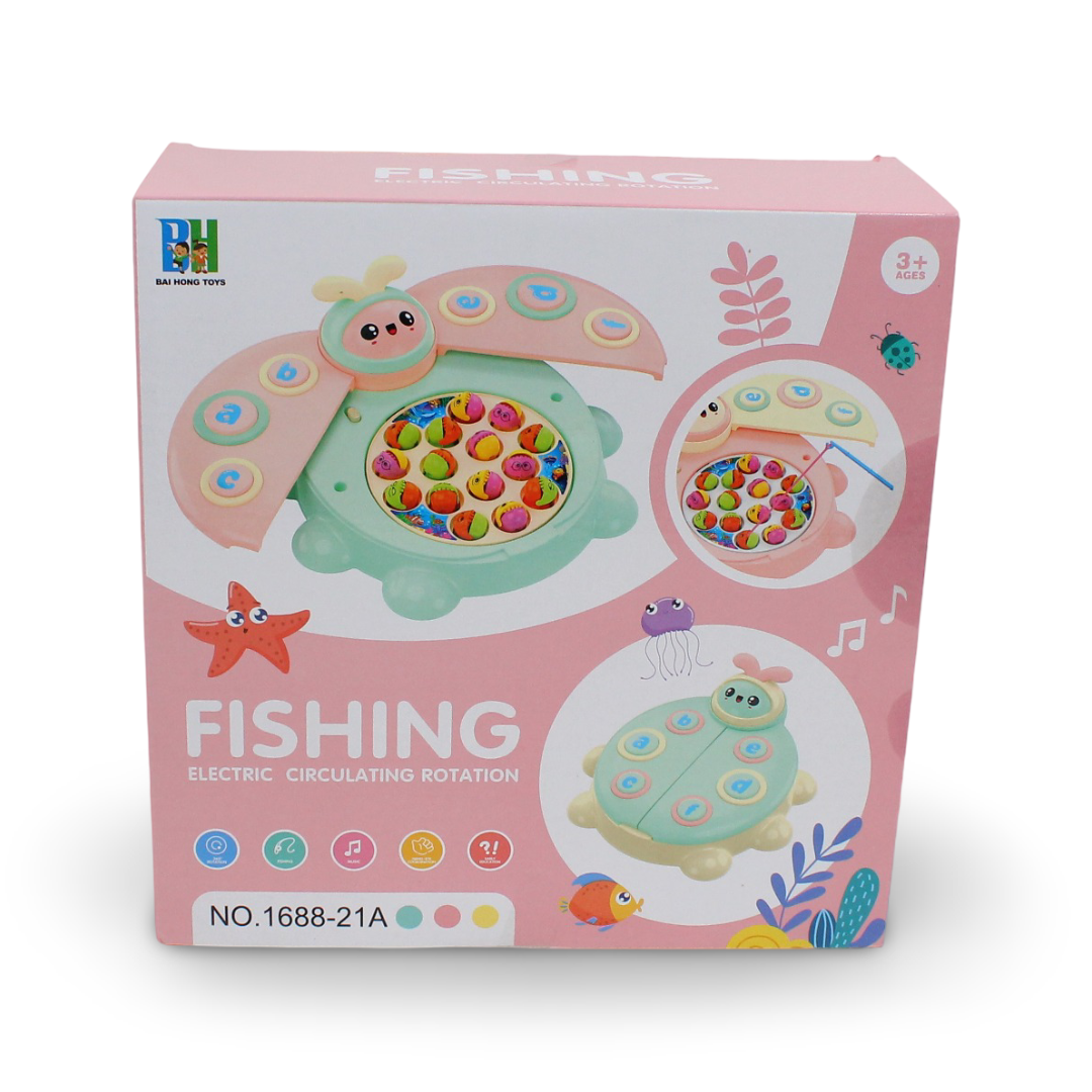 Electric Rotating Fishing Game Set – Mint - Toys - Egypt