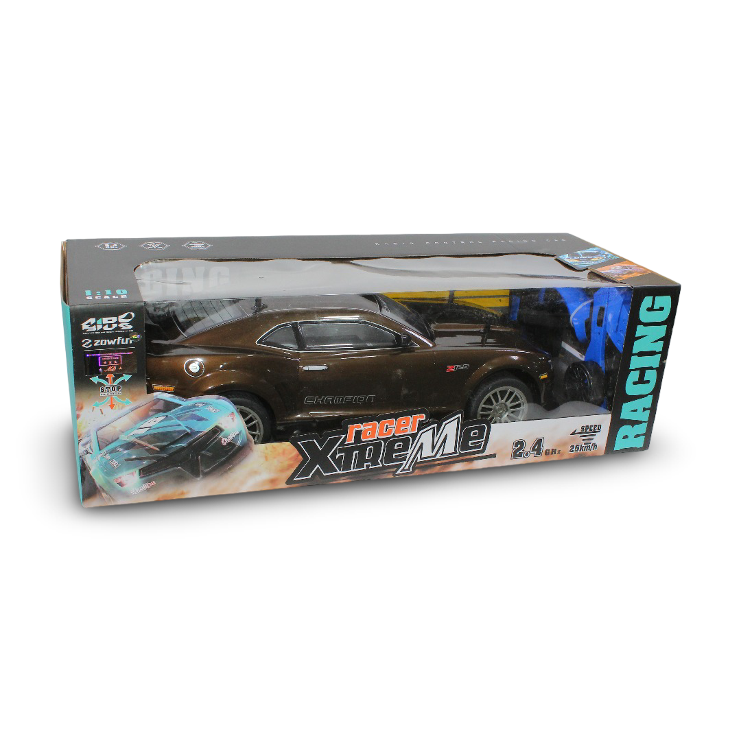 Xtreme Racer Remote Control Car Toy 1:10 Scale 2.4G – Olive - Toys - Egypt