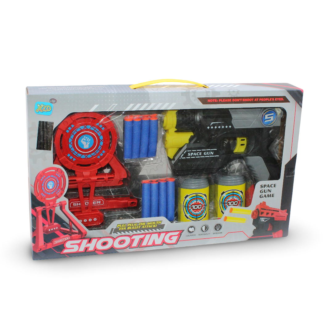 Space Gun Game Shooting Set – Grey