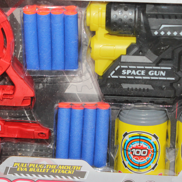 Space Gun Game Shooting Set – Grey