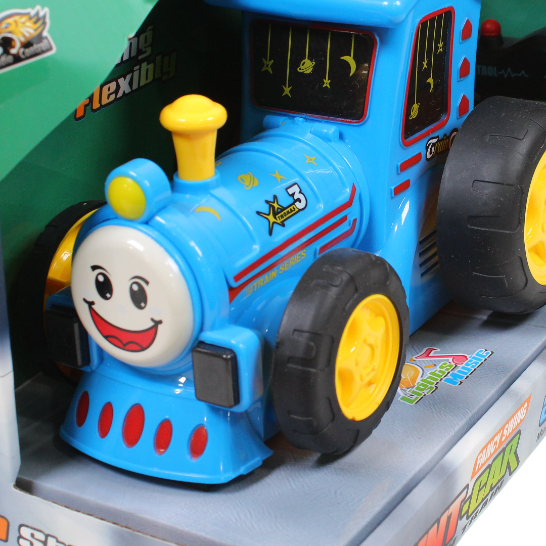 Stunt-Car Remote Control Train Toy – Blue