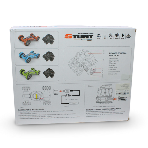 Negi Stunt Multifunction Racing Spray Car – Orange