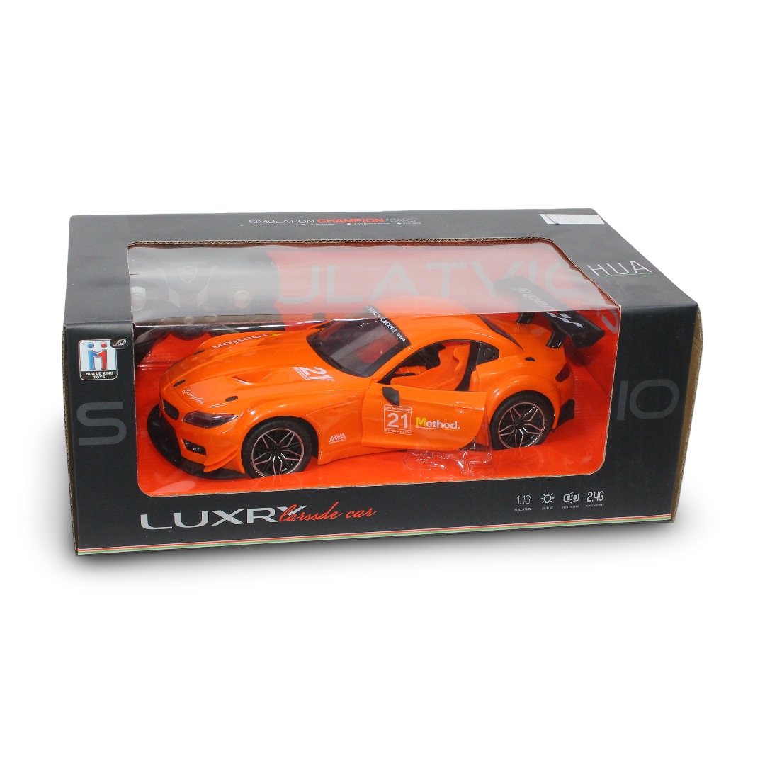 Luxcar 1:18 Scale Remote Control BMW Z4 GT3 Racing Car – Orange