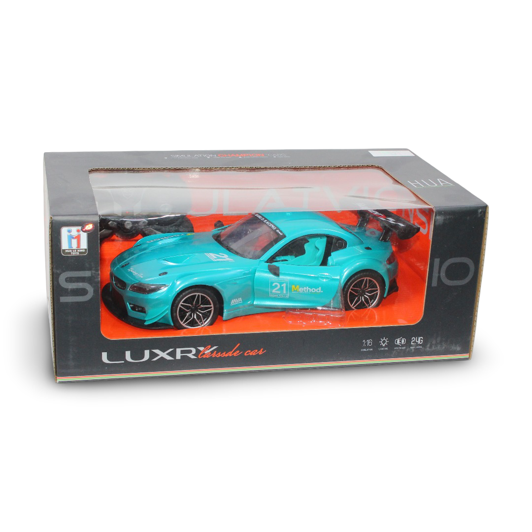 Luxcar 1:18 Scale Remote Control BMW Z4 GT3 Racing Car – Turquoise