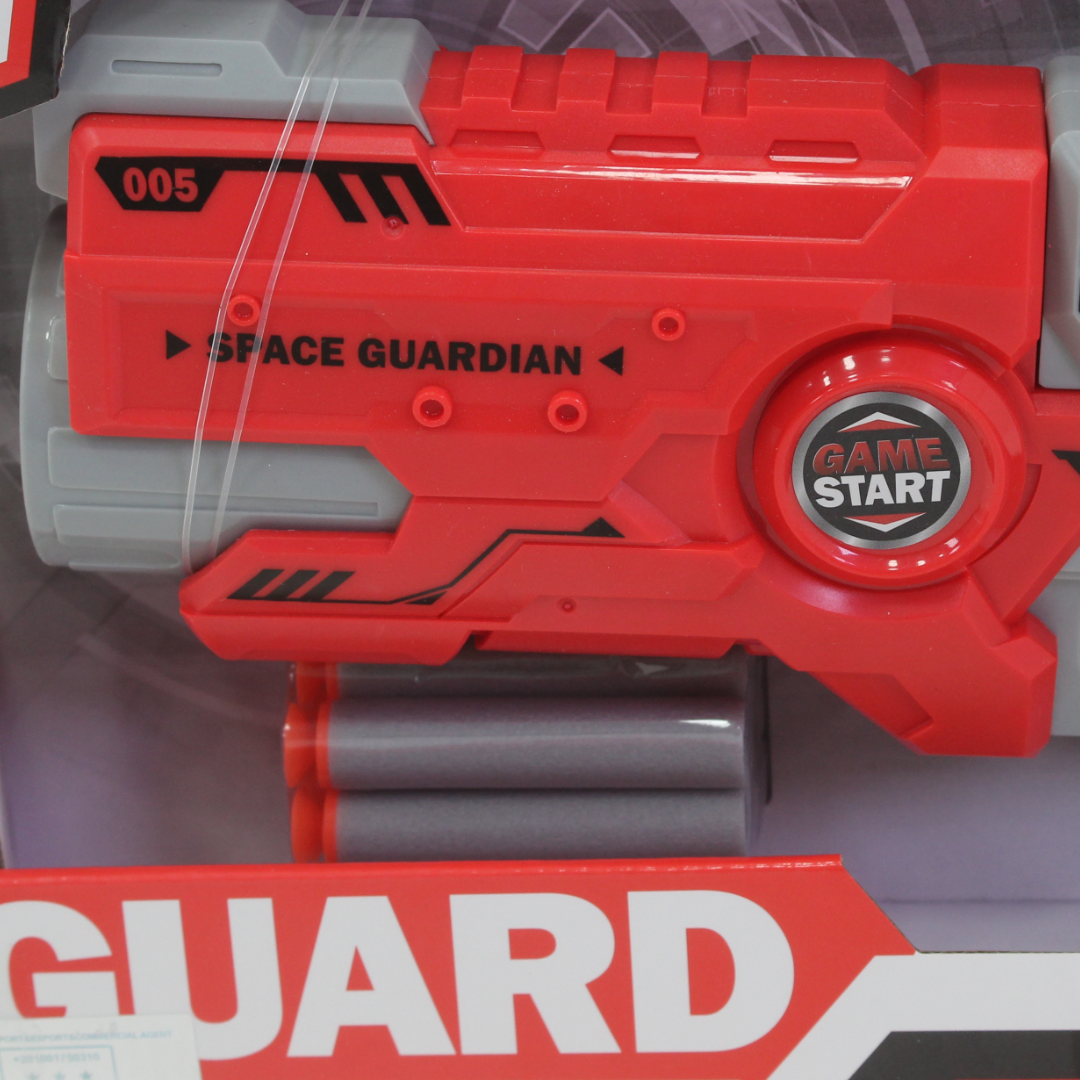مسدس لعبة طراز Space Guardian Blaster بطلقات فوم – أحمر