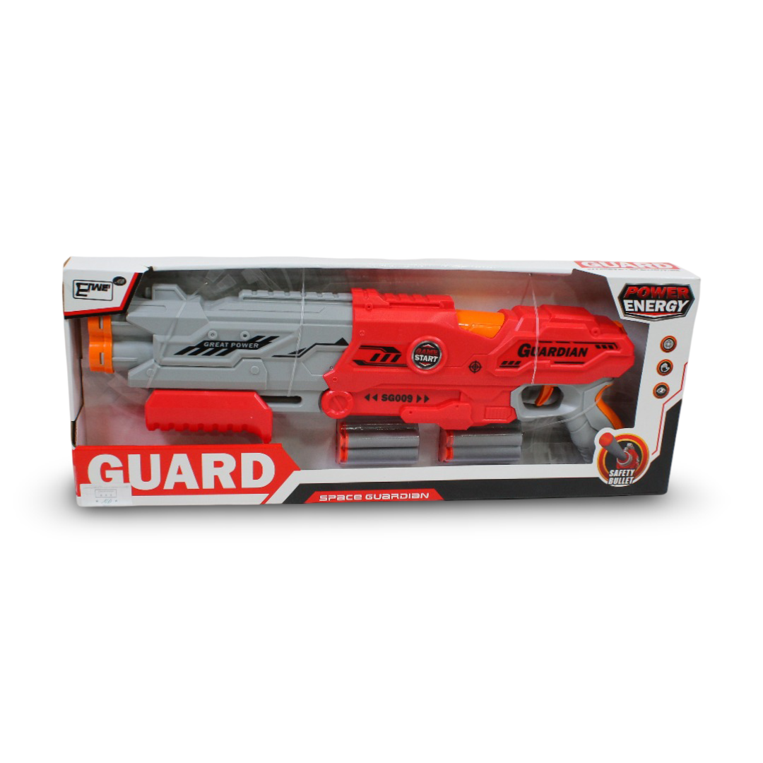 "Space Guardian" Soft Bullet Toy Blaster Gun – Red