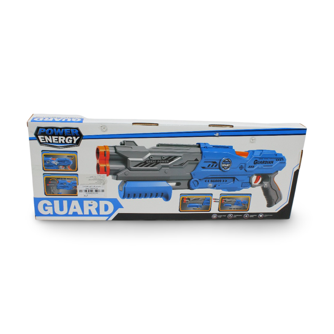 "Space Guardian" Soft Bullet Toy Blaster Set – Blue