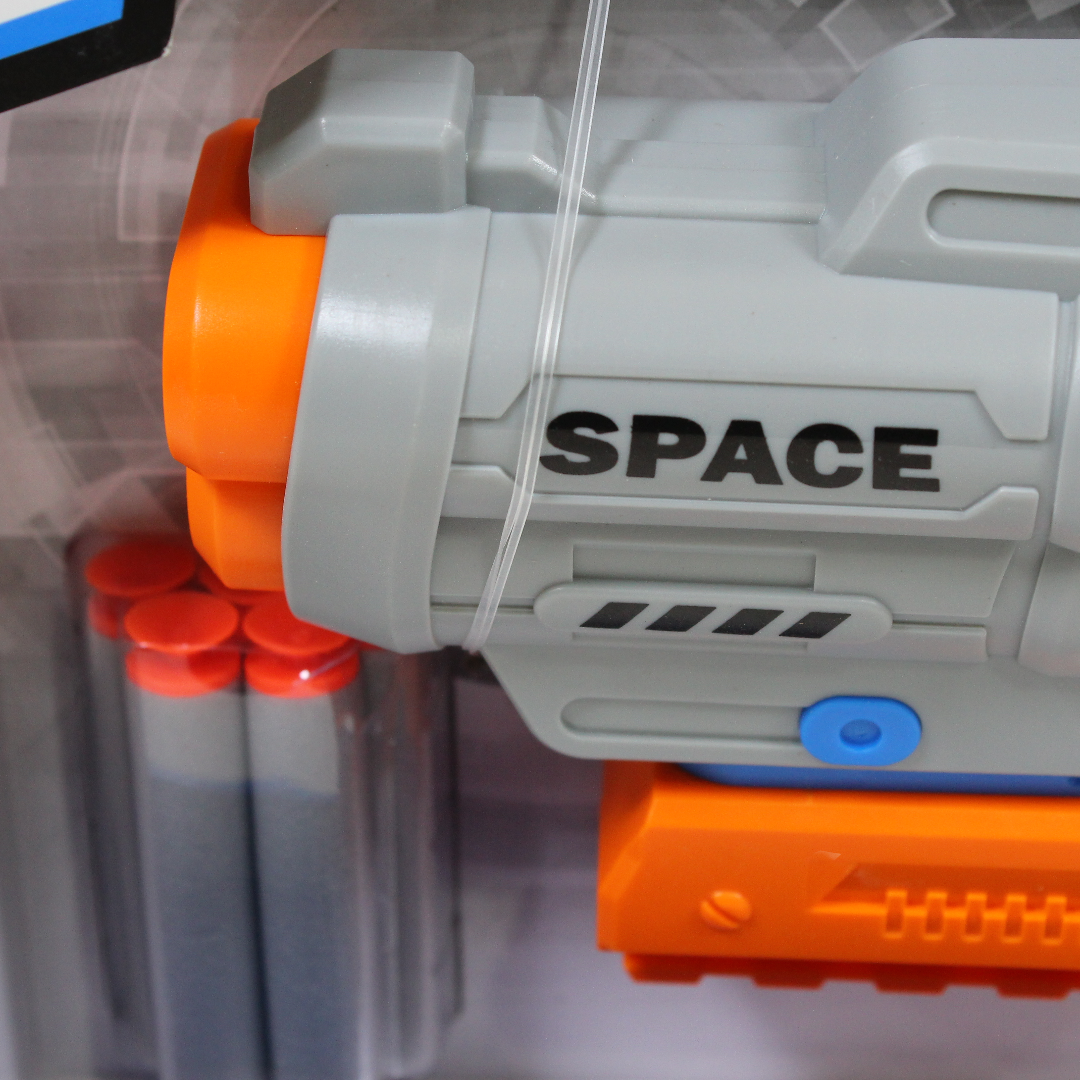 "Space Guardian" Foam Dart Blaster Toy Gun – Blue