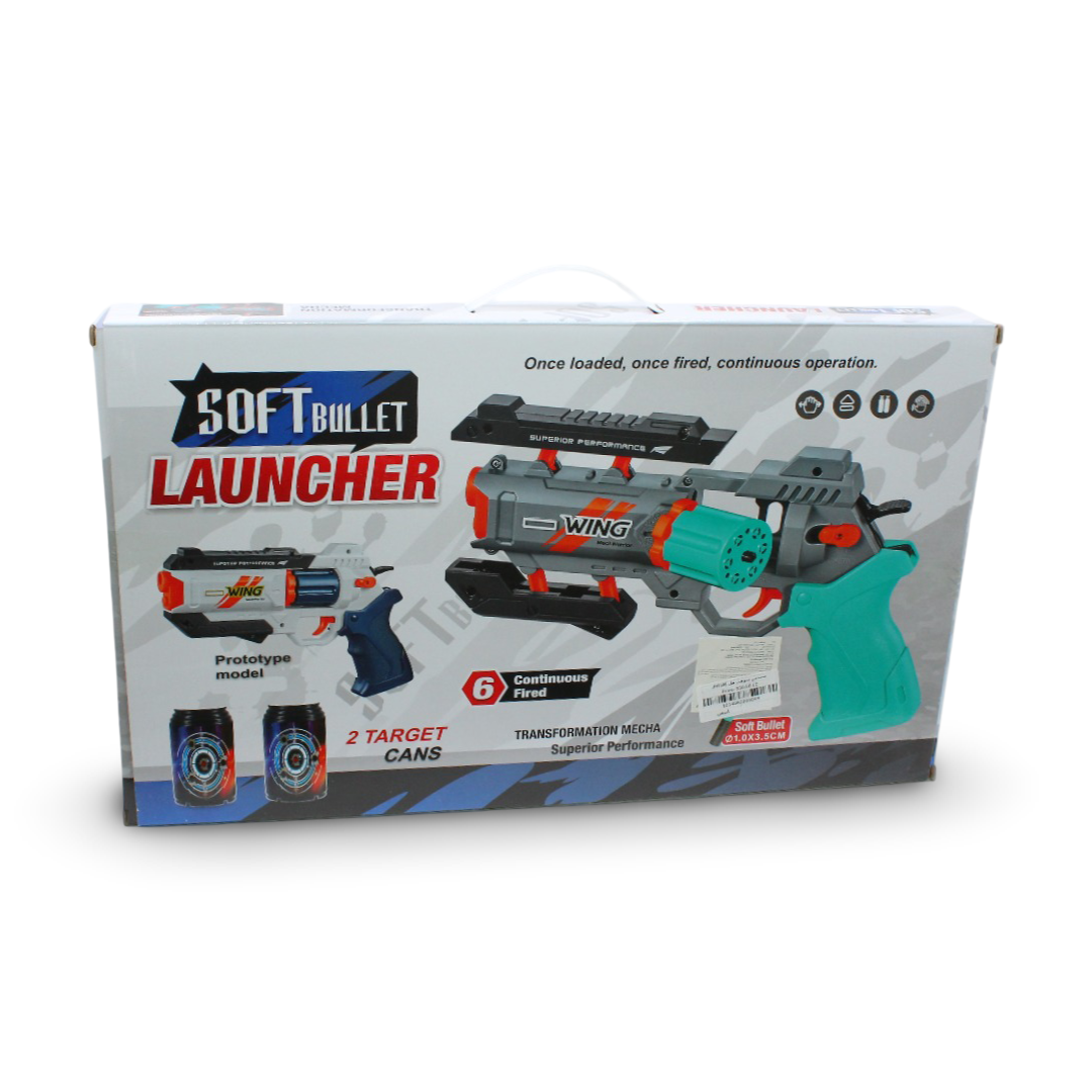 Jin Huan Soft Bullet Launcher Set – White