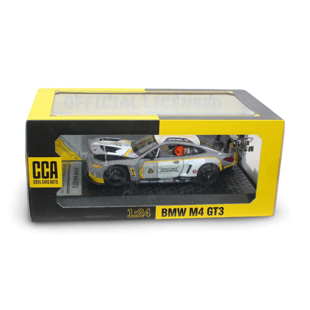 CCA 1:24 Scale BMW M4 GT3 – Grey - Toys