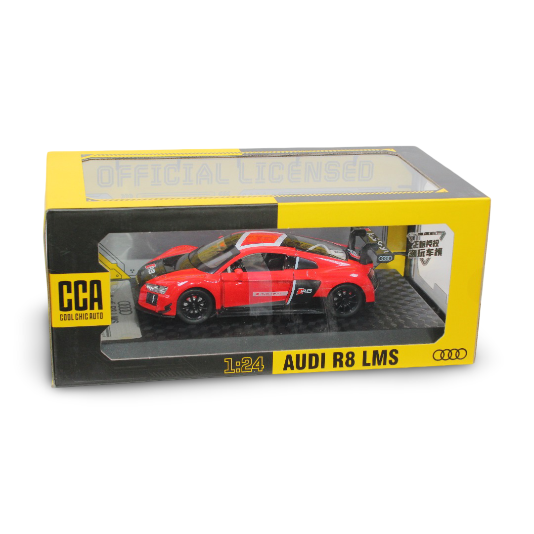 CCA 1:24 Scale Audi R8 LMS Car – Red - Toys