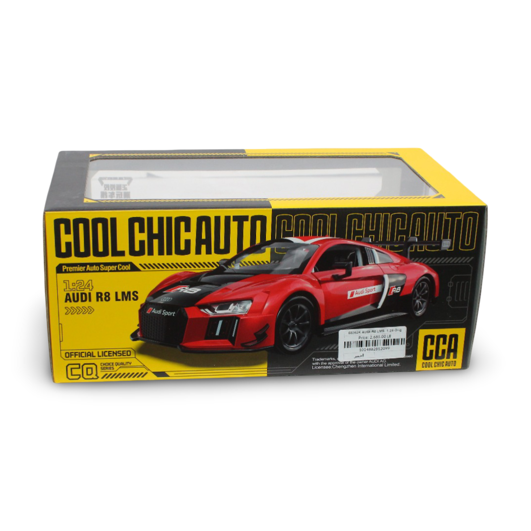 سيارة أودي R8 LMS بمقياس 1:24 من CCA - أحمر