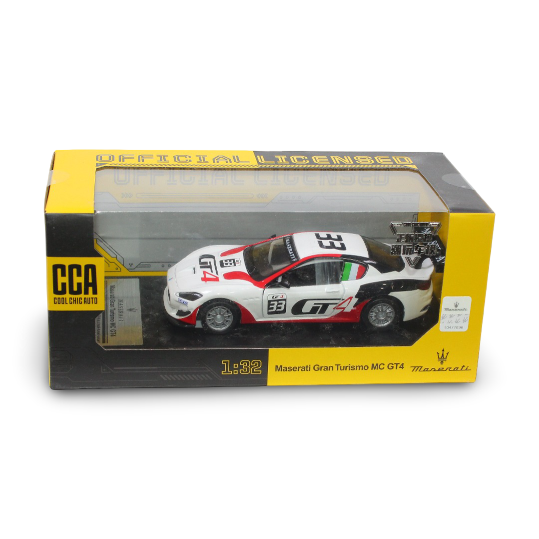 CCA 1:32 Scale Maserati Gran Turismo MC GT4 – White - Toys
