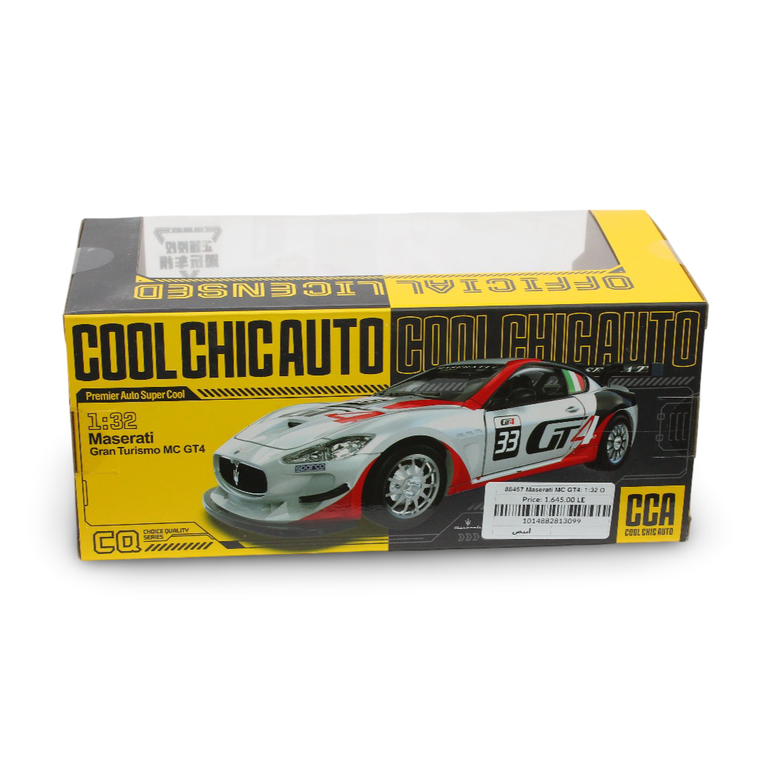 CCA 1:32 Scale Maserati Gran Turismo MC GT4 – White