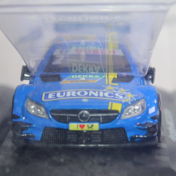 CCA 1:43 Scale Mercedes-AMG C 63 DTM Race Car – Blue