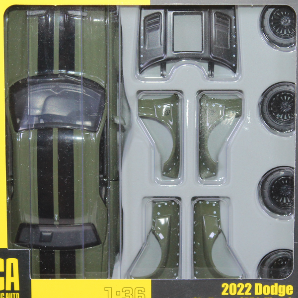 CCA Dodge Challenger SRT Jailbreak1:36 Scale – Olive
