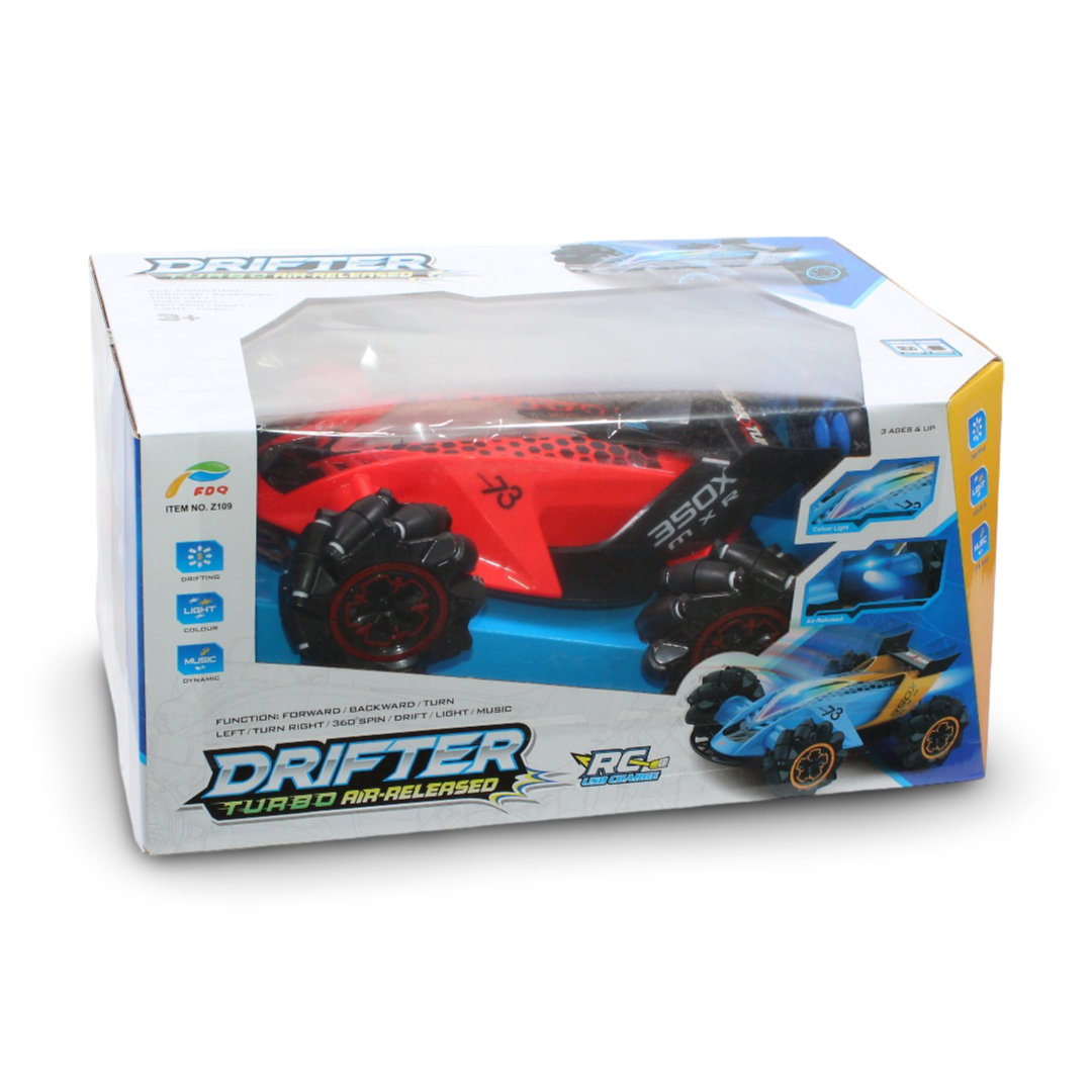 Drifter Turbo Air-Released Stunt Car – Red - Toys - Egypt
