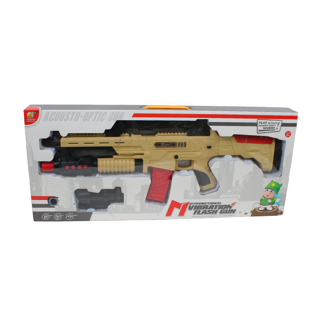Multifunction Vibration Flash Gun – Beige