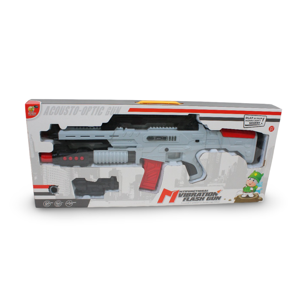 Multifunction Vibration Flash Gun – Baby Blue - Toys - Egypt