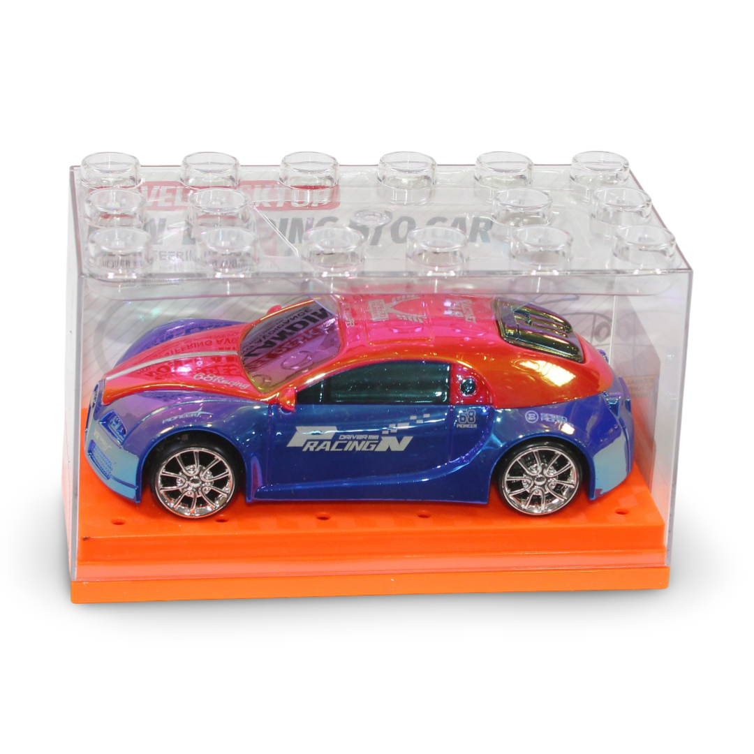 Light & Sound Effects Drift Car Toy – Blue - Toys - Egypt