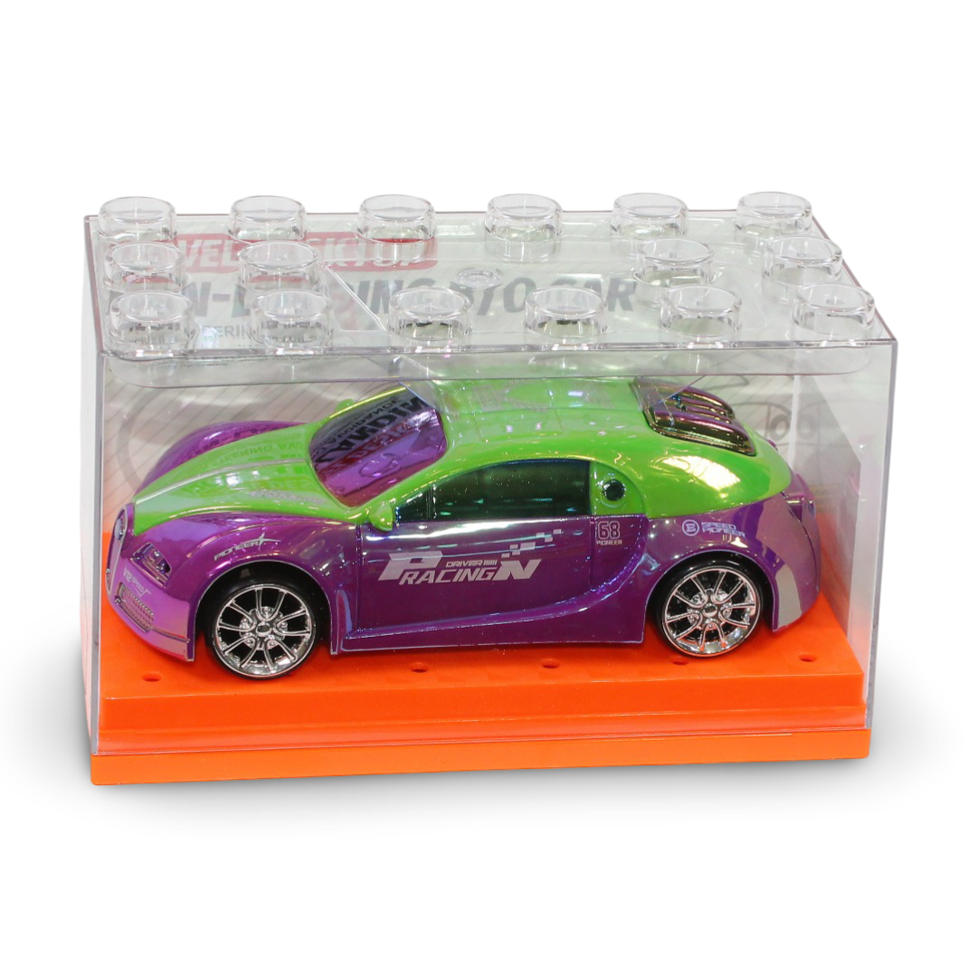 Light & Sound Effects Drift Car Toy – Purple - Toys - Egypt