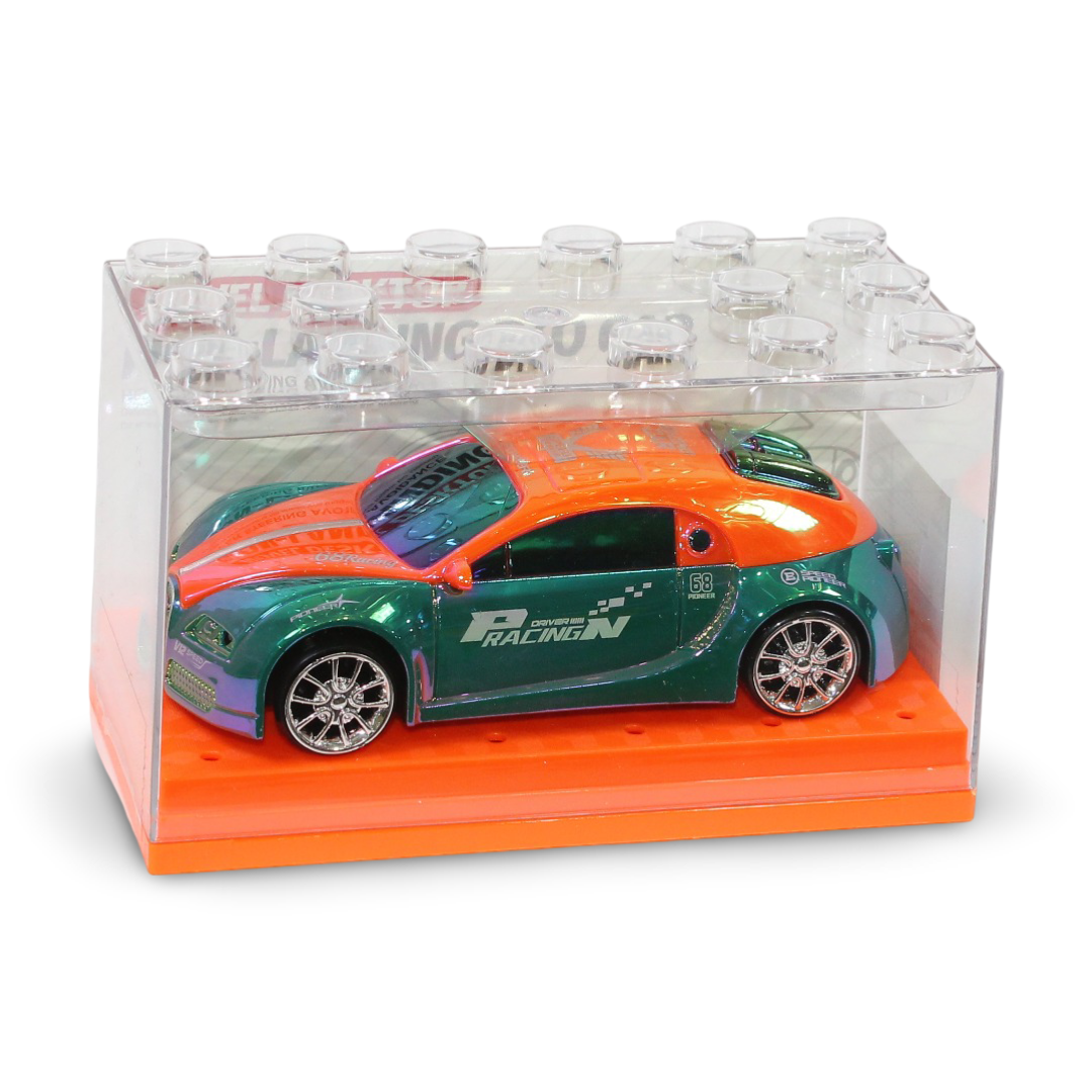 Light & Sound Effects Drift Car Toy – Green - Toys - Egypt