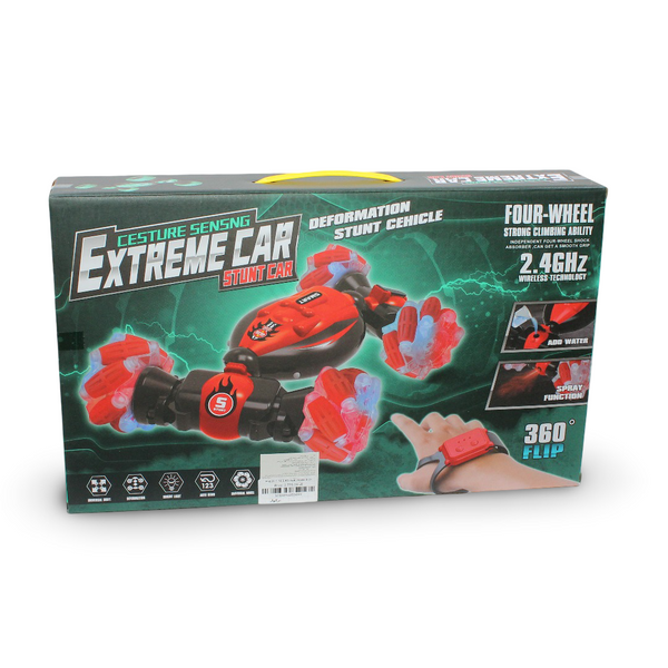 Gesture Sensing Extreme Rechargeable Stunt Car – Turquoise