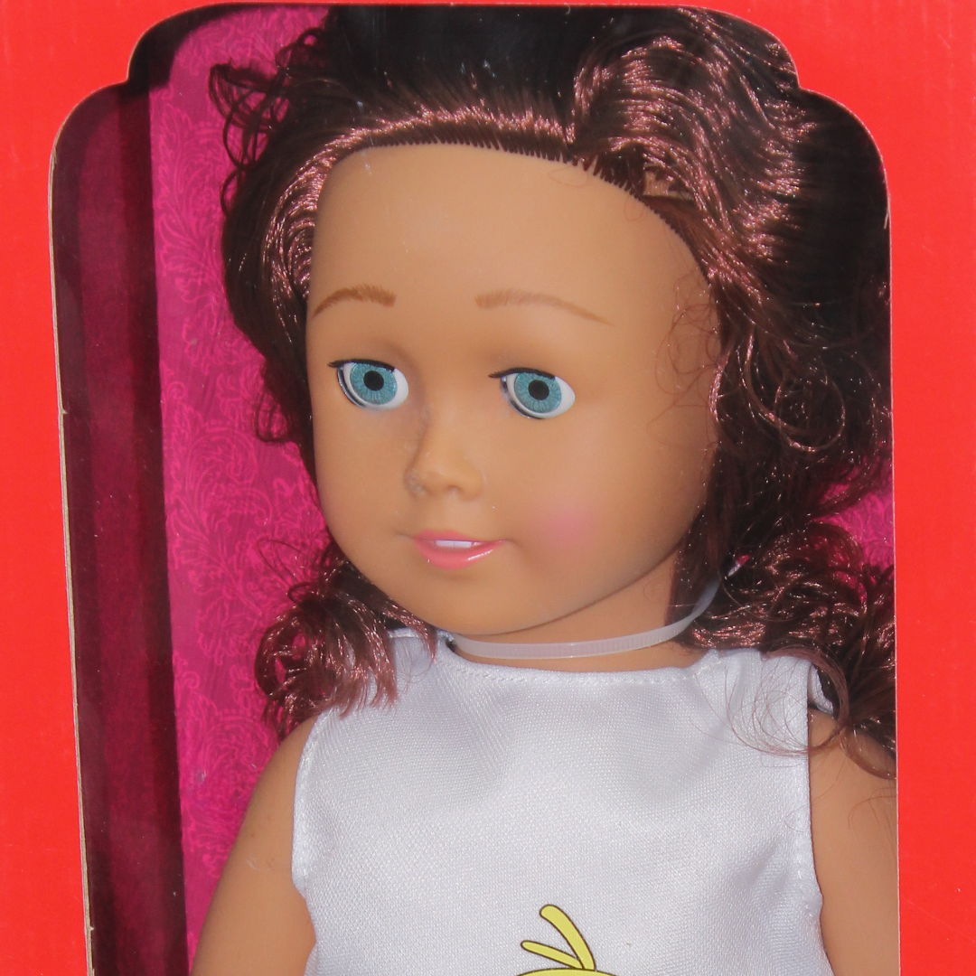 Girl's Dream Fashion Doll – White & Denim Outfit
