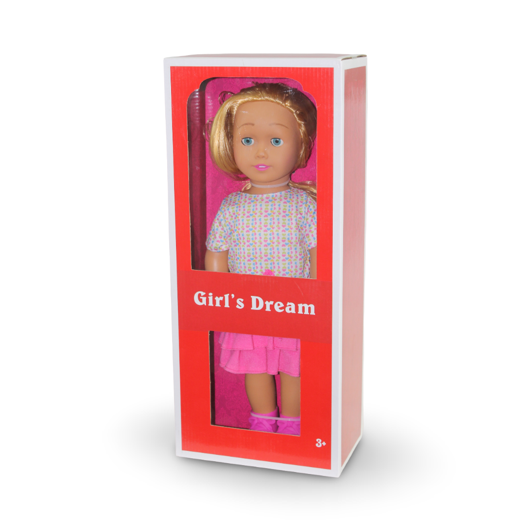Girl's Dream Fashion Doll – Pink Outfit