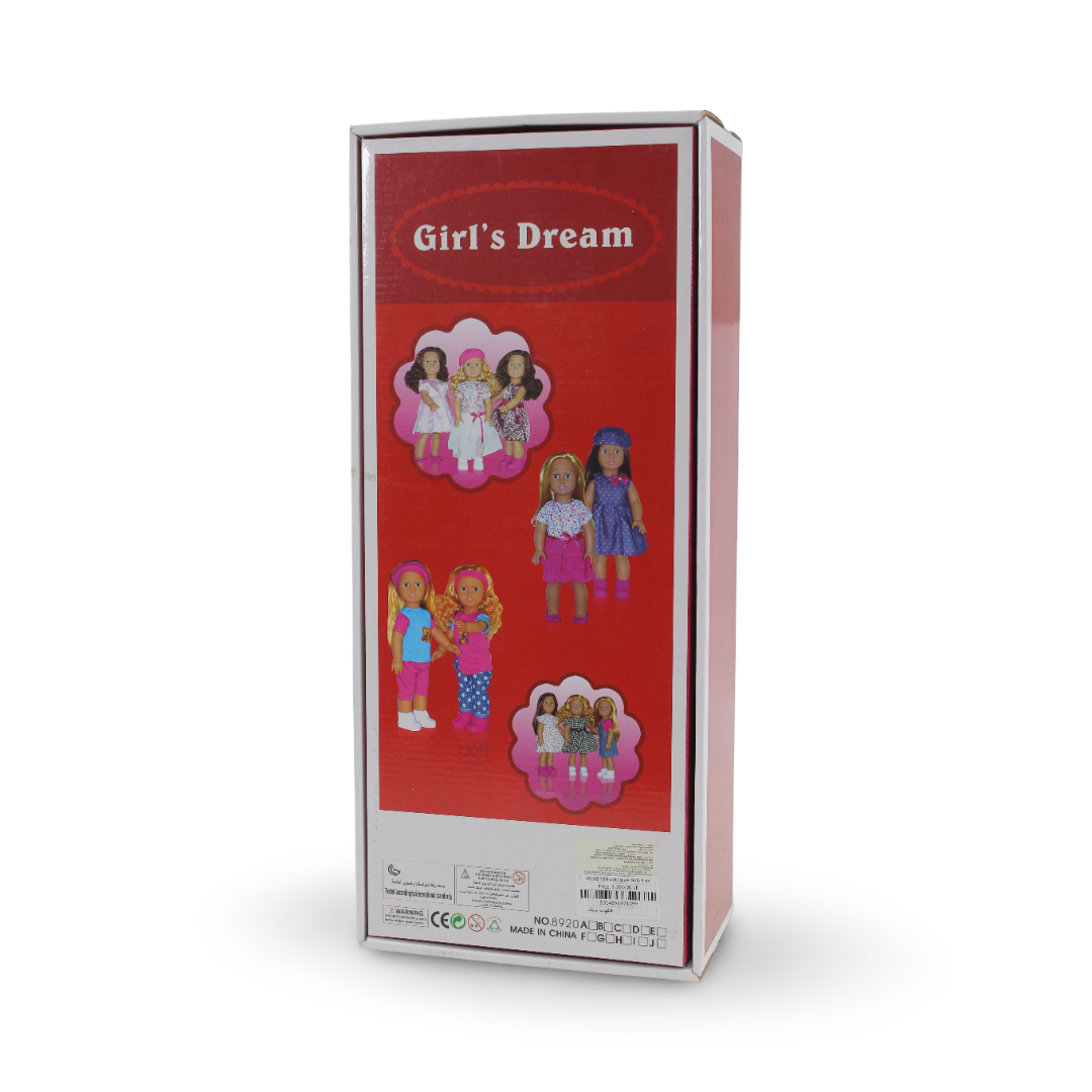 Girl's Dream Fashion Doll – Pink Outfit