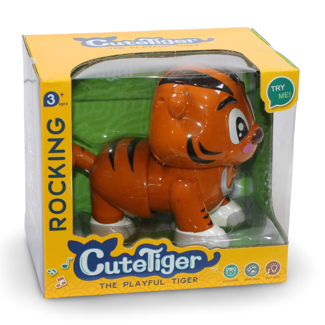 Electric Tiger "Cute Tiger" with (Light & Sound) – Brown